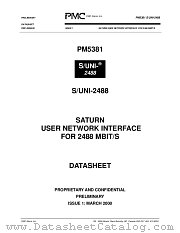PM5381-BI datasheet pdf PMC-Sierra Inc