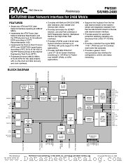 PM5381 datasheet pdf PMC-Sierra Inc