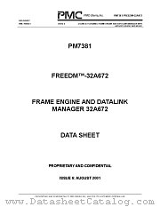PM7381-PI datasheet pdf PMC-Sierra Inc
