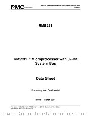 RM5231 datasheet pdf PMC-Sierra Inc