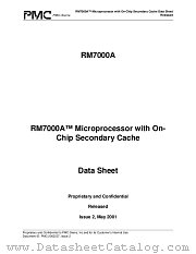 RM7000A datasheet pdf PMC-Sierra Inc