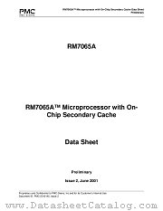 RM7065A datasheet pdf PMC-Sierra Inc