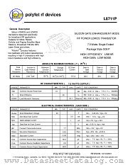 L8711P datasheet pdf Polyfet RF Devices