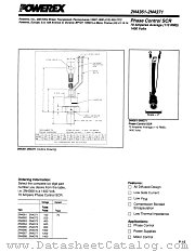 2N4363 datasheet pdf Powerex Power Semiconductors