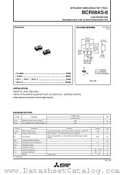 BCR08AS-8 datasheet pdf Powerex Power Semiconductors