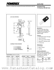 BCR12PM-12L datasheet pdf Powerex Power Semiconductors