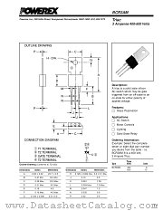 BCR3AM-12 datasheet pdf Powerex Power Semiconductors