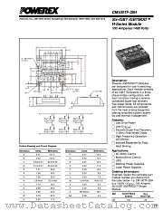 CM100TF-28H datasheet pdf Powerex Power Semiconductors
