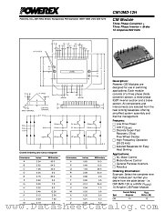 CM10MD-12H datasheet pdf Powerex Power Semiconductors