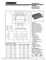 CM10MD3-12H datasheet pdf Powerex Power Semiconductors