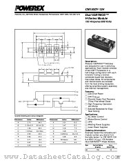 CM150DY-12H datasheet pdf Powerex Power Semiconductors