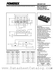 CM150DY-24H datasheet pdf Powerex Power Semiconductors