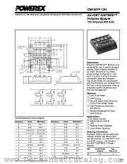 CM150TF-12H datasheet pdf Powerex Power Semiconductors
