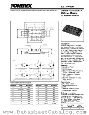 CM15TF-12H datasheet pdf Powerex Power Semiconductors