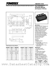 CM200DU-34KA datasheet pdf Powerex Power Semiconductors