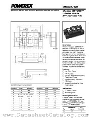 CM200E3U-12H datasheet pdf Powerex Power Semiconductors