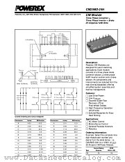 CM25MD-24H datasheet pdf Powerex Power Semiconductors