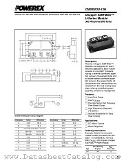 CM300E3U-12H datasheet pdf Powerex Power Semiconductors