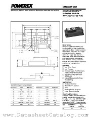 CM400HA-28H datasheet pdf Powerex Power Semiconductors