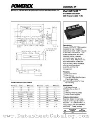 CM600DU-5F datasheet pdf Powerex Power Semiconductors