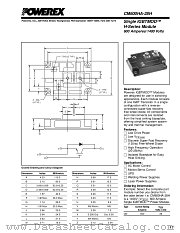 CM600HA-28H datasheet pdf Powerex Power Semiconductors