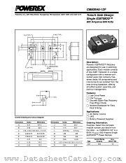 CM600HU-12F datasheet pdf Powerex Power Semiconductors