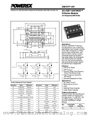 CM75TF-12H datasheet pdf Powerex Power Semiconductors