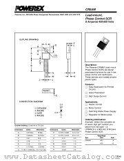 CR8AM400-8 datasheet pdf Powerex Power Semiconductors
