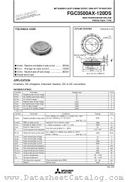 FGC3500AX-120DS datasheet pdf Powerex Power Semiconductors