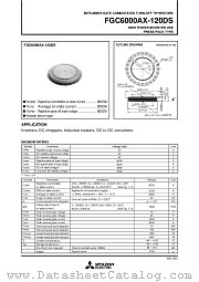 FGC6000AX-120DS datasheet pdf Powerex Power Semiconductors