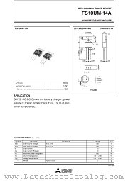 FS10UM-14A datasheet pdf Powerex Power Semiconductors