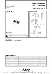 FS12UMA-5A datasheet pdf Powerex Power Semiconductors