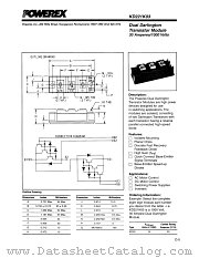 KD221K03 datasheet pdf Powerex Power Semiconductors