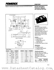 KS621K20 datasheet pdf Powerex Power Semiconductors