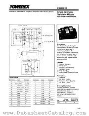 KS621K40 datasheet pdf Powerex Power Semiconductors