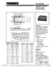 PM150RSD060 datasheet pdf Powerex Power Semiconductors