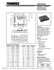 PM200RSD060 datasheet pdf Powerex Power Semiconductors