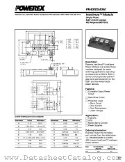 PM400DSA060 datasheet pdf Powerex Power Semiconductors