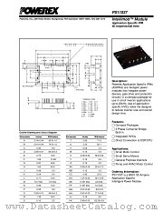 PS11037 datasheet pdf Powerex Power Semiconductors