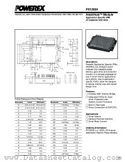 PS12038 datasheet pdf Powerex Power Semiconductors