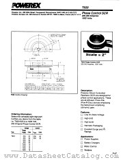 T6201230 datasheet pdf Powerex Power Semiconductors