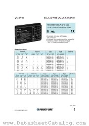 BQ1001-7R datasheet pdf Power-One