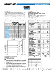 DFA20E48S5 datasheet pdf Power-One