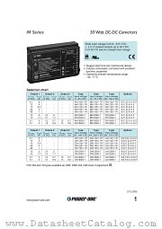 FM1301-7R datasheet pdf Power-One