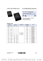 LGR5020-2 datasheet pdf Power-One