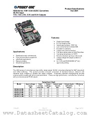 NDS03ZA-M6 datasheet pdf Power-One