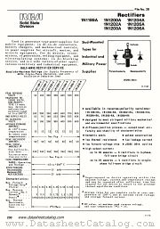 1N1199RA datasheet pdf RCA Solid State