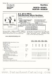 1N3881R datasheet pdf RCA Solid State
