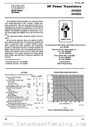 2N4932 datasheet pdf RCA Solid State
