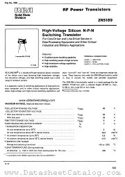 TA7322 datasheet pdf RCA Solid State